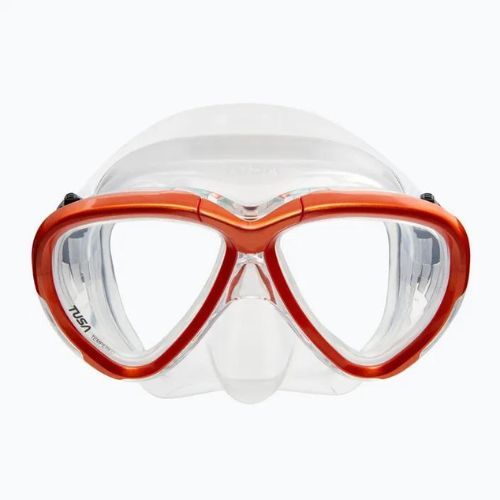 TUSA Intega Diving Mask Orange and Clear 2004
