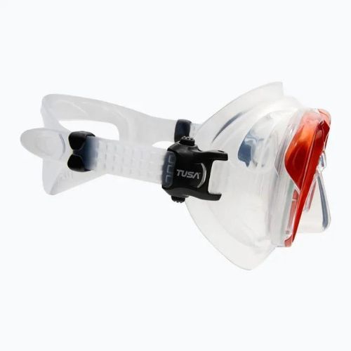 TUSA Intega Diving Mask Orange and Clear 2004