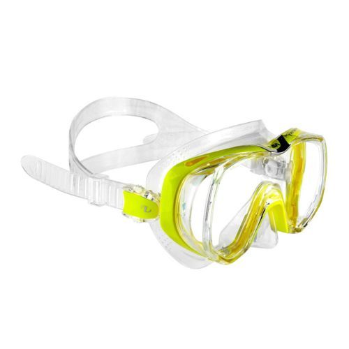 TUSA Tri-Quest Fd Diving Mask Yellow Clear M-3001