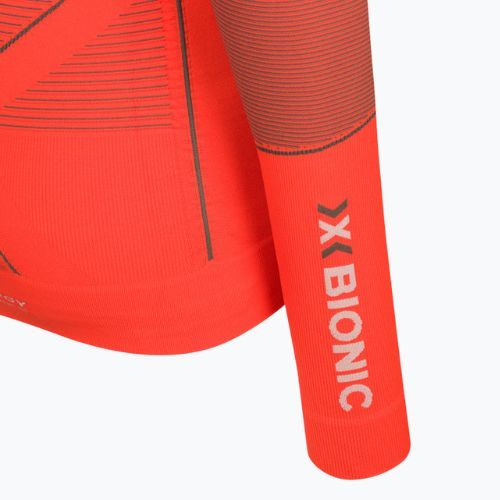 Men's thermal active sweatshirt X-Bionic Energy Accumulator 4.0 sunset orange/anthracite