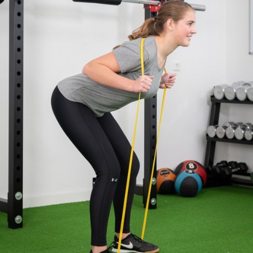 Pure2Improve Pro Light exercise rubber yellow 2151