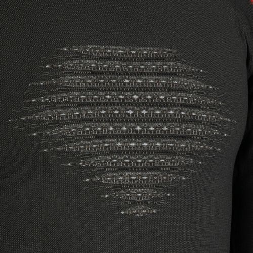 Men's thermal active sweatshirt UYN Evolutyon Comfort UW Shirt charcoal/white/red