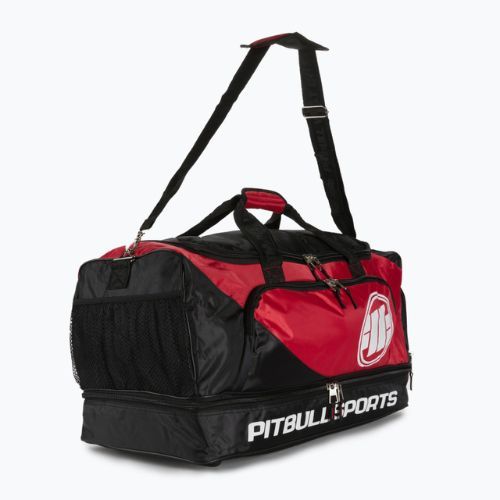 Training bag Pitbull West Coast Big Duffle Bag Logo Pitbull Sports black/red