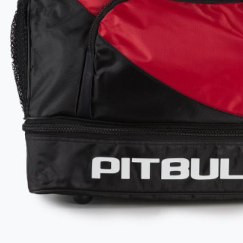Training bag Pitbull West Coast Big Duffle Bag Logo Pitbull Sports black/red