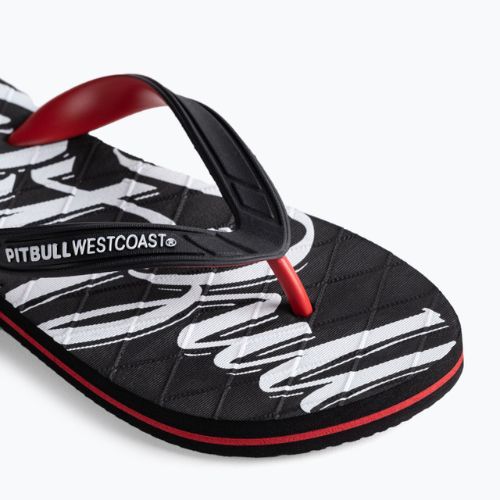 Men's flip-flops Pitbull West Coast Flip Flop El Jefe black/red