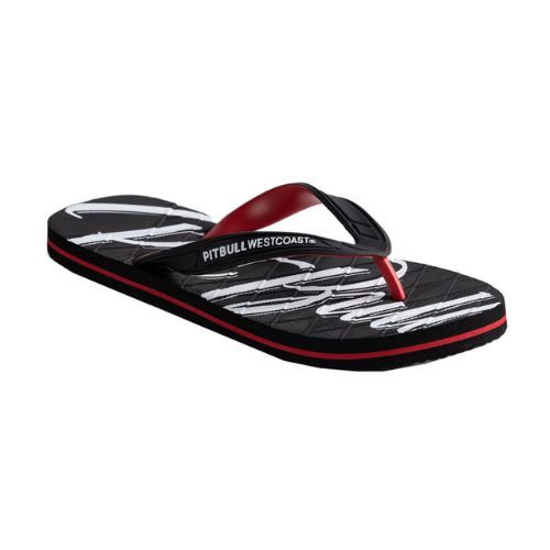 Men's flip-flops Pitbull West Coast Flip Flop El Jefe black/red