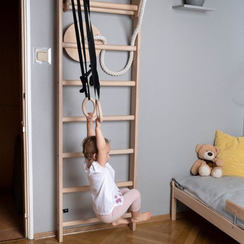 BenchK children's gymnastics accessories set in natural wood A/204