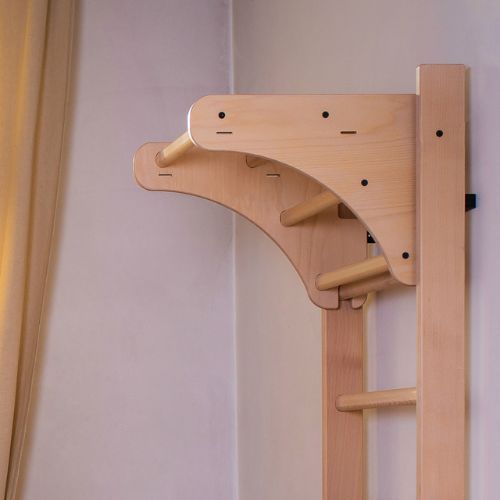 BenchK Pull Up Bar PB204 in natural wood BK-204
