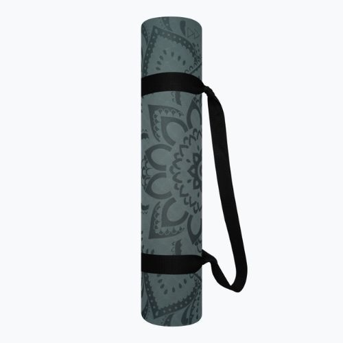 Yoga Design Lab Flow Pure 6 mm green Mandala Charcoal yoga mat