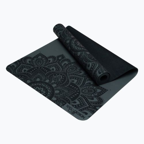 Yoga Design Lab Infinity Yoga mat 3 mm black Mandala Charcoal