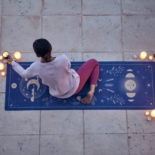 Moonholi MAGIC TRAVEL 1.5 mm travel yoga mat purple SKU-117