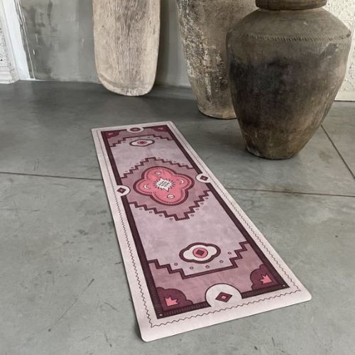 Moonholi yoga mat PERSIANA 3 mm pink SKU-119