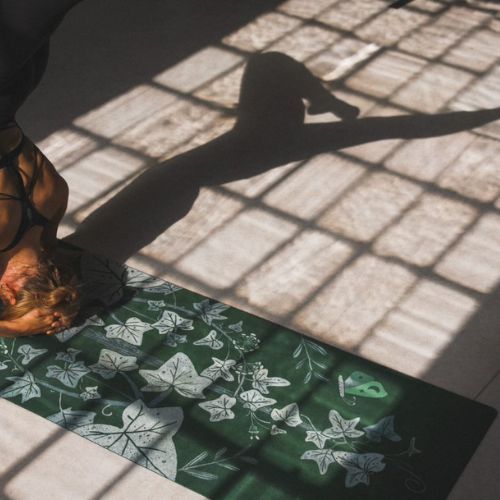 Moonholi yoga mat VEGANIKA NIGHT 3 mm green SKU-111