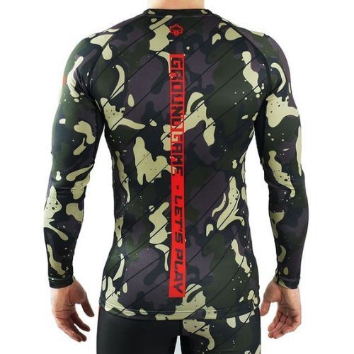 Men's Ground Game Moro 3.0 green RASHMORO3LS Rashguard