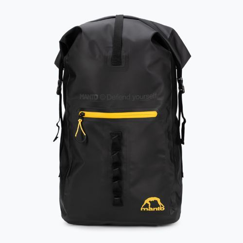 MANTO Roll Top New York training backpack black MNB003_BLK_UNI