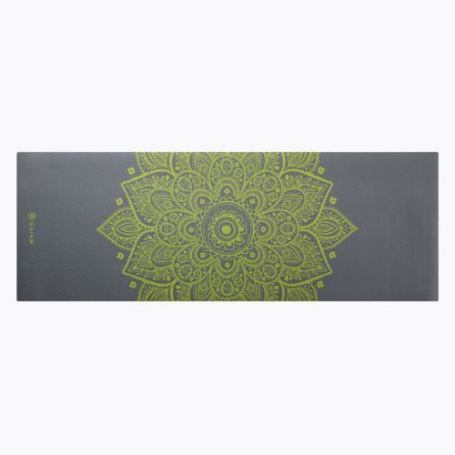 Gaiam Citron yoga mat Sundial 6 mm grey 61333