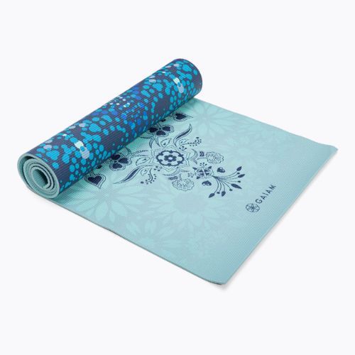 Gaiam Mystic yoga mat 6 mm blue 62899