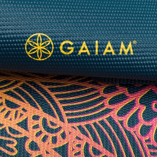 Gaiam yoga mat Vivid Zest 4 mm navy blue 63414