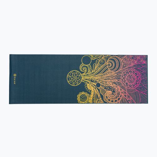 Gaiam yoga mat Vivid Zest 4 mm navy blue 63414