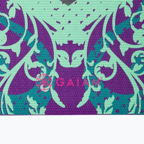 Gaiam Moroccan Garden yoga mat 4 mm purple 62612