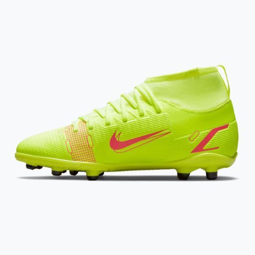 Nike Superfly 8 Club FG/MG Jr children's football boots yellow CV0790-760
