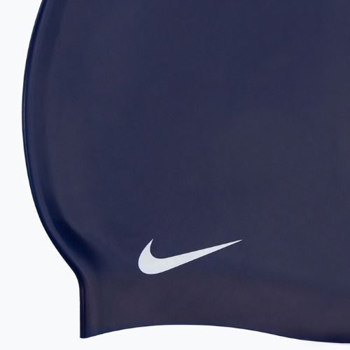 Nike Solid Silicone swimming cap navy blue 93060-440