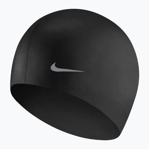Nike Solid Silicone children's swimming cap black TESS0106-001