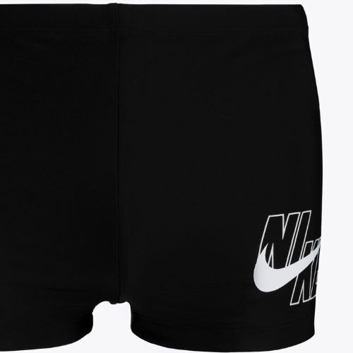 Men's Nike Logo Aquashort swim boxers black NESSA547-001