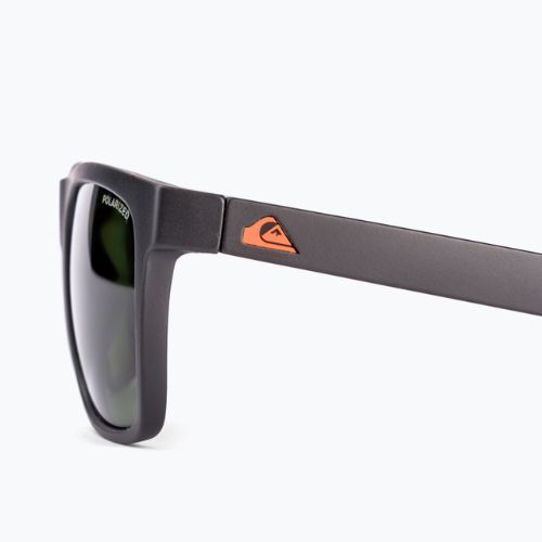 Quiksilver Charger Polarized Floatable matte black/green polarized sunglasses EQYEY03113-XKGG