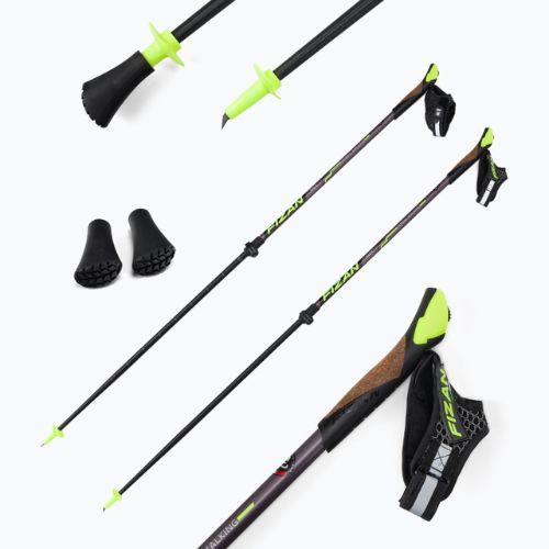 Fizan Speed Race yellow S20 7528 Nordic walking poles