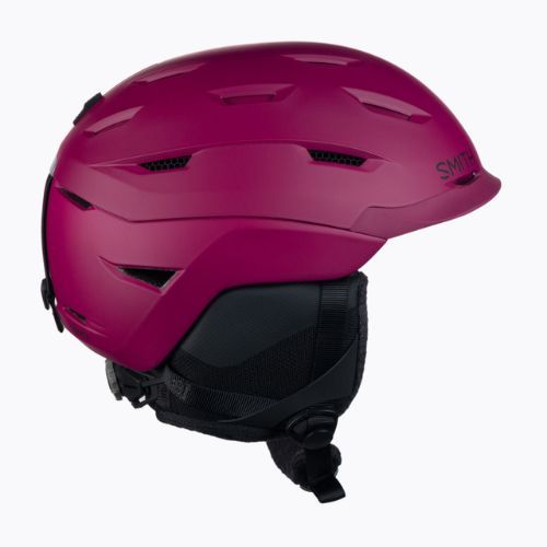 Women's ski helmet Smith Liberty Mips maroon E0063009C5155