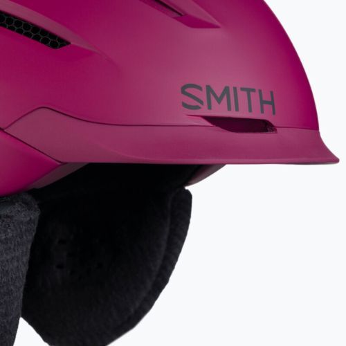 Women's ski helmet Smith Liberty Mips maroon E0063009C5155