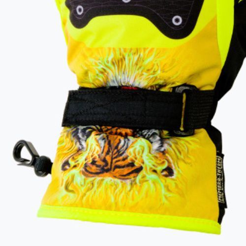 Level Junior children's ski gloves yellow 4152