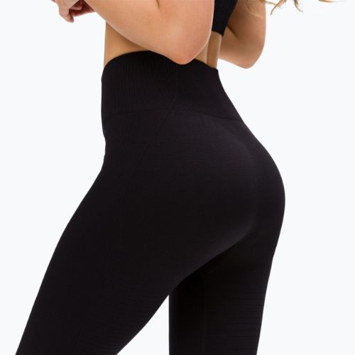 Women's training leggings Gym Glamour seamless black 195
