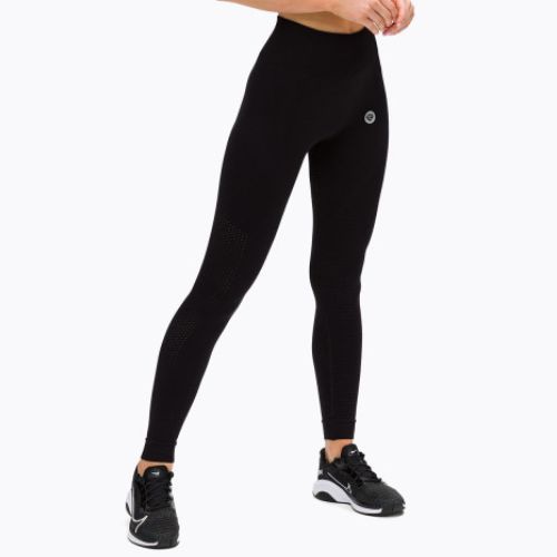 Women's training leggings Gym Glamour seamless black 195