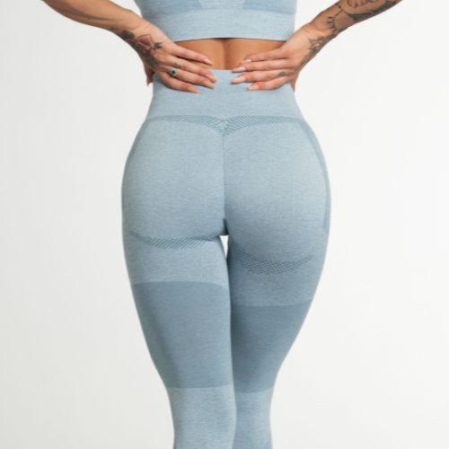 Women's training leggings Gym Glamour Blue Fusion 336