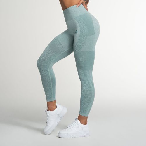 Women's training leggings Gym Glamour Green Fusion 337