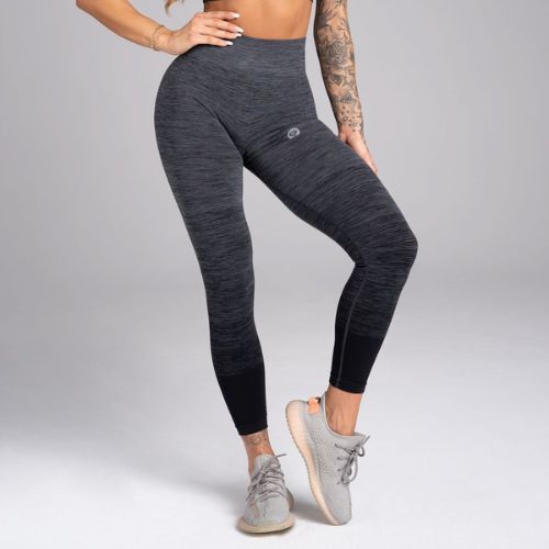 Women's training leggings Gym Glamour Grey Ombre 223