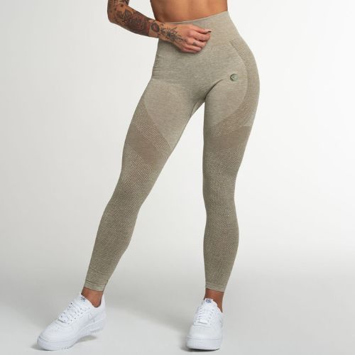 Women's workout leggings Gym Glamour Khaki Fusion 333