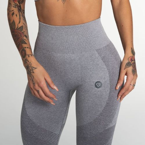 Women's training leggings Gym Glamour Light Grey Fusion 331