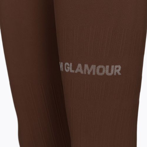 Women's training leggings Gym Glamour Push Up Chocolate 370