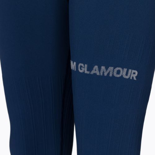 Women's training leggings Gym Glamour Push Up Classic Blue 313