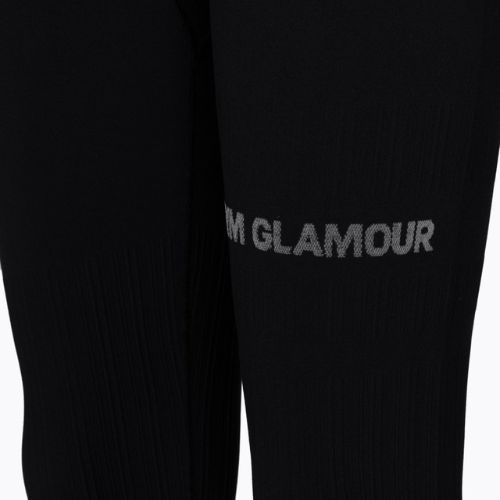 Women's training leggings Gym Glamour Push Up Deep Black 311
