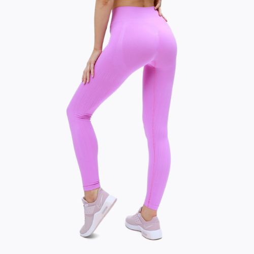 Women's training leggings Gym Glamour Push Up Pink 368