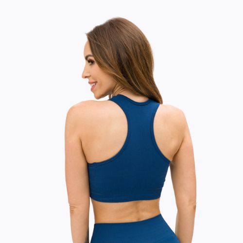 Gym Glamour Push Up Classic Blue 321 fitness bra