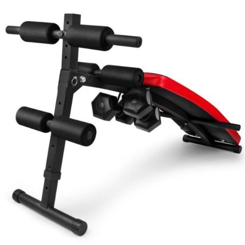 Spokey Spartan oblique bench + Dumbbells 2 x 1.5 kg black 84623