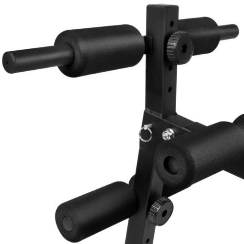 Spokey Spartan oblique bench + Dumbbells 2 x 1.5 kg black 84623