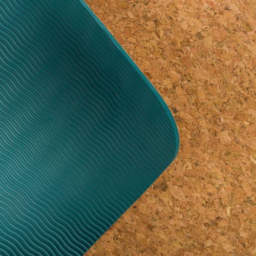 Spokey Savasana 4 mm blue cork yoga mat 926522