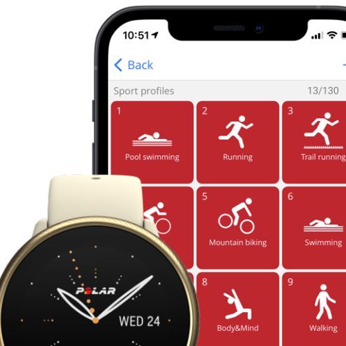 Polar Ignite 2 Champagne/Gold watch