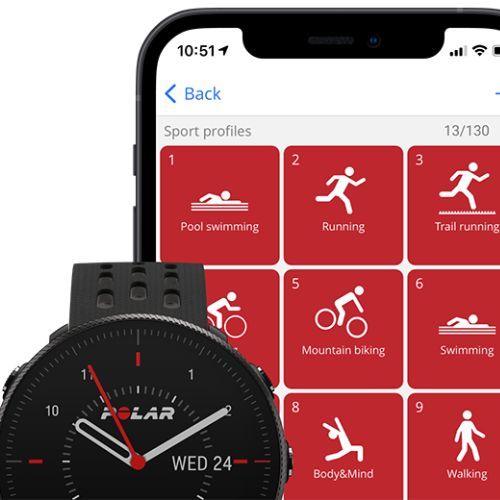 Polar Vantage M2 watch beige